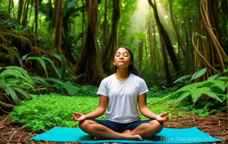 코스타리카 종교와 신앙 - **Prompt 1: Diverse Youth Spirituality in Nature**
    A group of diverse young Costa Ricans, all dr...
