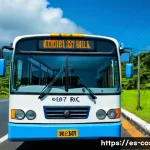 코스타리카 대중교통 이용법 - Here are three detailed image prompts in English, designed to capture the essence of Costa Rican bus...