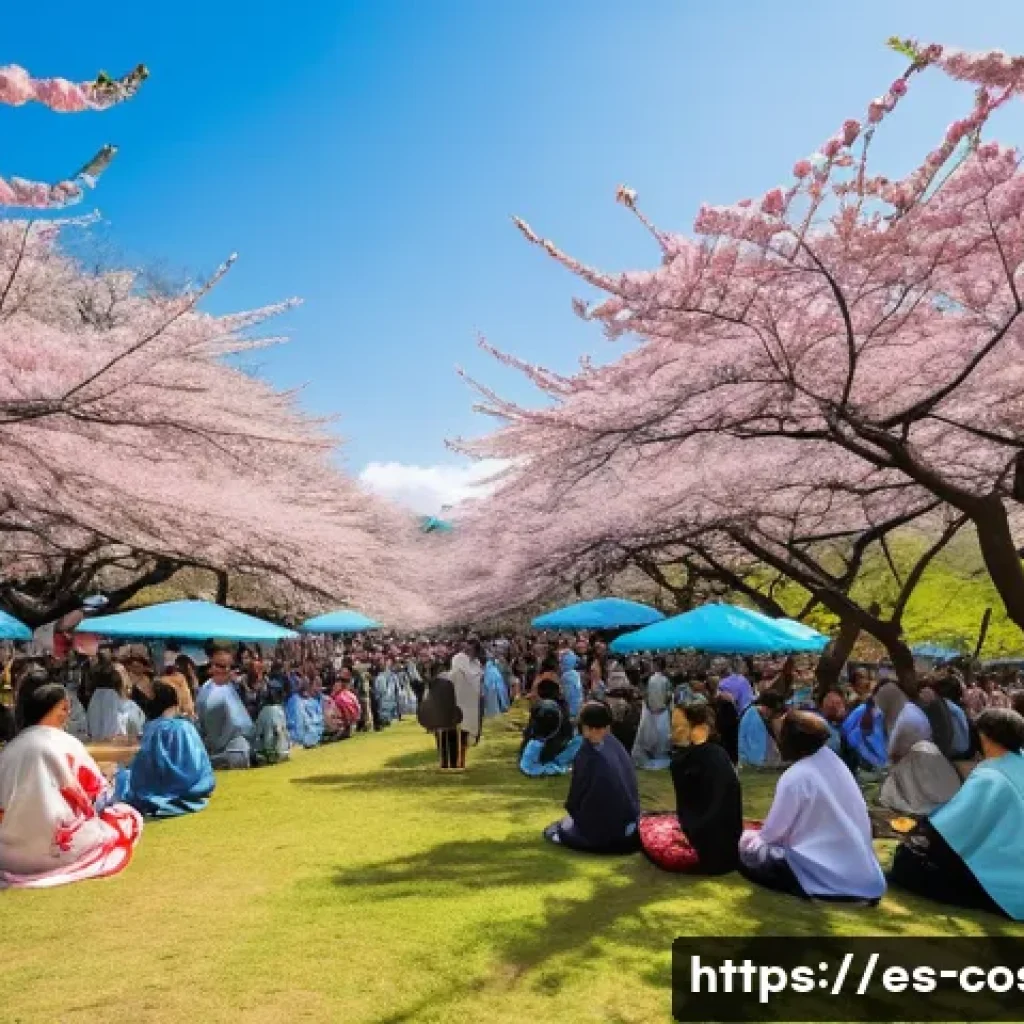코스타리카 일본과의 교류 역사 - A vibrant cultural festival scene in Costa Rica celebrating Japanese traditions: people of diverse a...