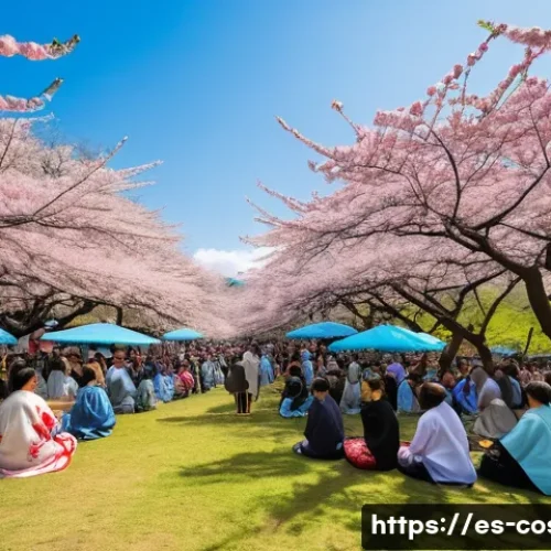 코스타리카 일본과의 교류 역사 - A vibrant cultural festival scene in Costa Rica celebrating Japanese traditions: people of diverse a...